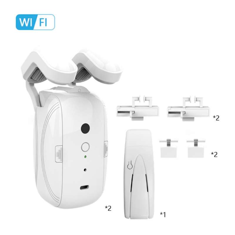 Smart Wifi Electric Curtain Opener / Closer - Works with iOS and Android (2 Pack)