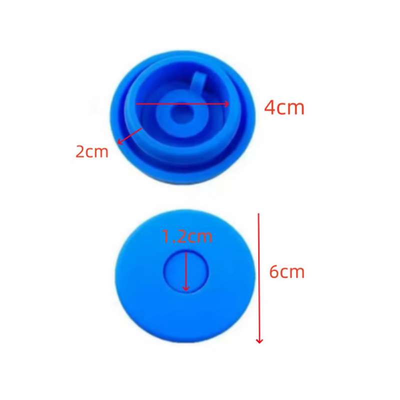Silicone Sealing Lid for Water Dispenser - Blue