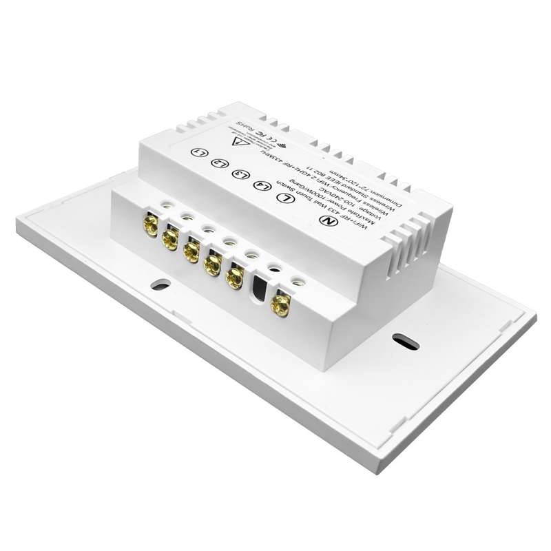 GeeWiz Wifi Smart Light Switch (NO NEUTRAL REQUIRED) - TUYA + Capacitor 4 Gang