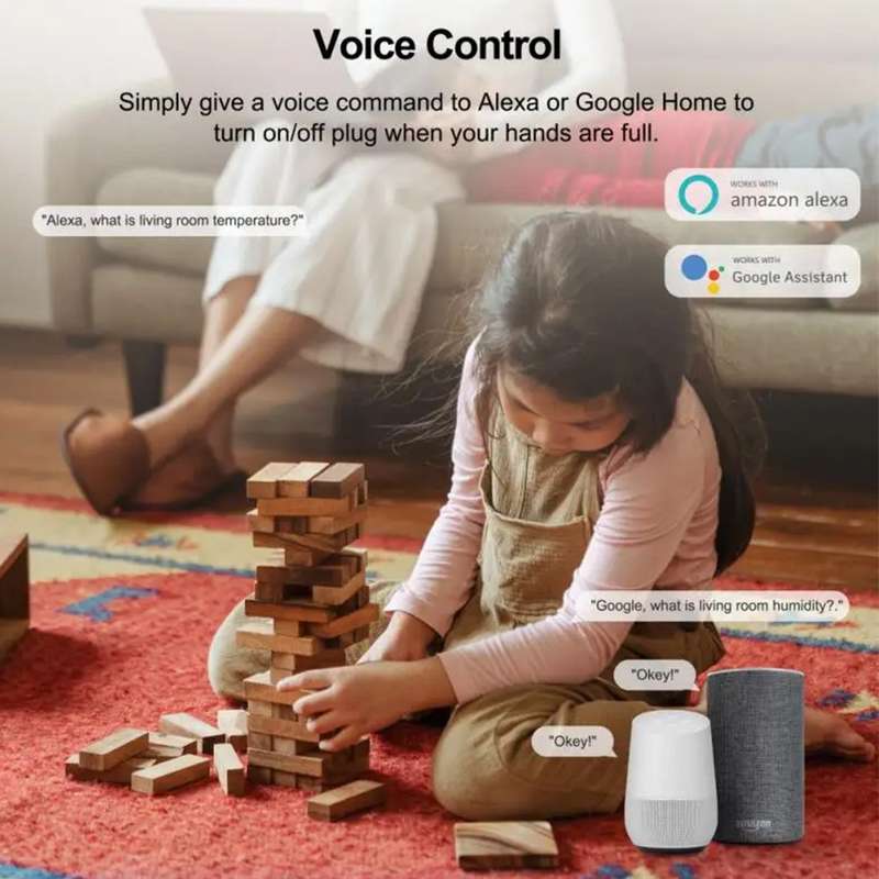 Tuya Smart BLUETOOTH Sensor (Temperature & Humidity) - Smart Home Climate Sensor (Hygrometer Ther...