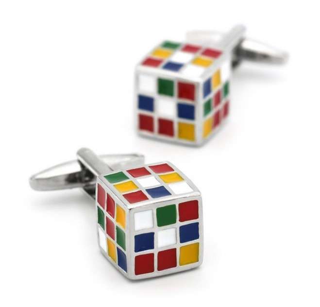 Magic Cube Cufflinks- 1 Pair