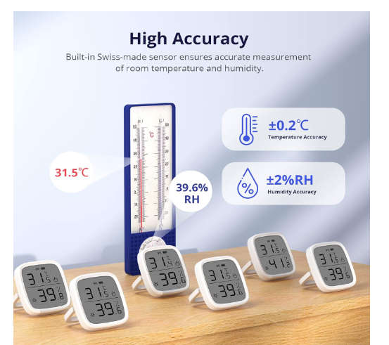 Sonoff SNZB-02D Zigbee LCD Smart Temperature Humidity Sensor