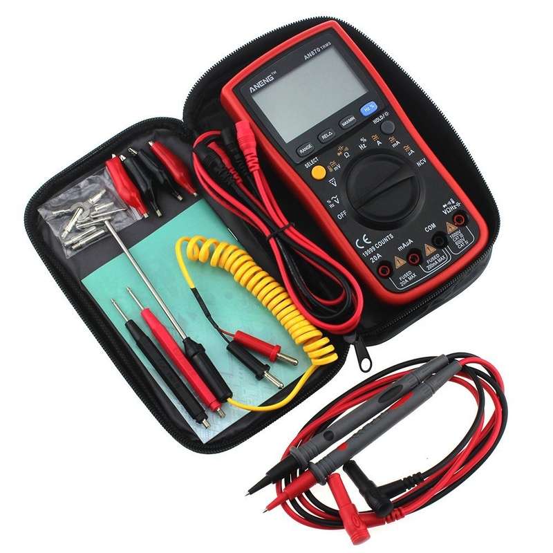 ANENG AN870 Auto Range Digital Precision Multimeter 19999 Counts True-RMS NCV Ohmmeter AC/DC Volt...