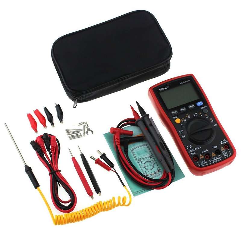 ANENG AN870 Auto Range Digital Precision Multimeter 19999 Counts True-RMS NCV Ohmmeter AC/DC Volt...