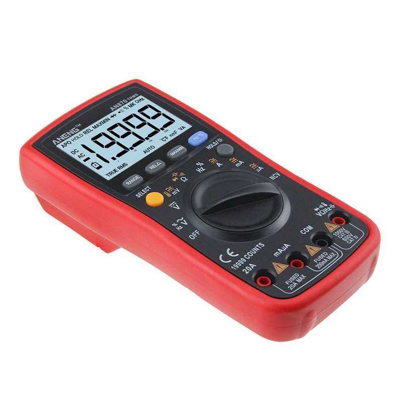 ANENG AN870 Auto Range Digital Precision Multimeter 19999 Counts True-RMS NCV Ohmmeter AC/DC Volt...