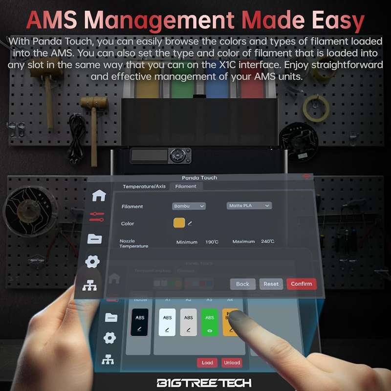 BTT Panda Touch V1.0 Display  for Bambu Lab X1/P1/A1