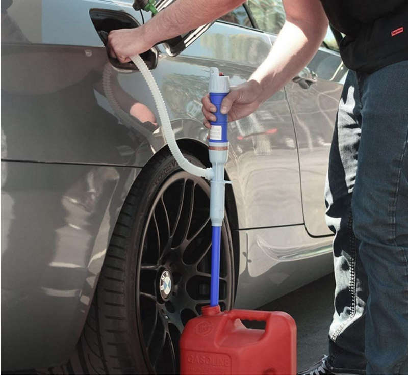 Portable Electric Oil Pump & Siphon - Battery-Powered- Non-Rechargeable