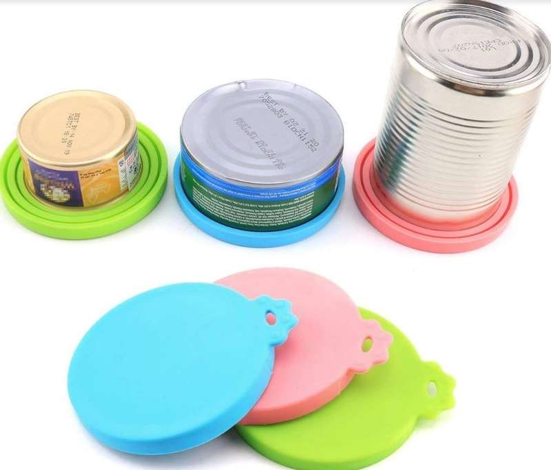 Silicone Can Lid Caps Sky Blue...