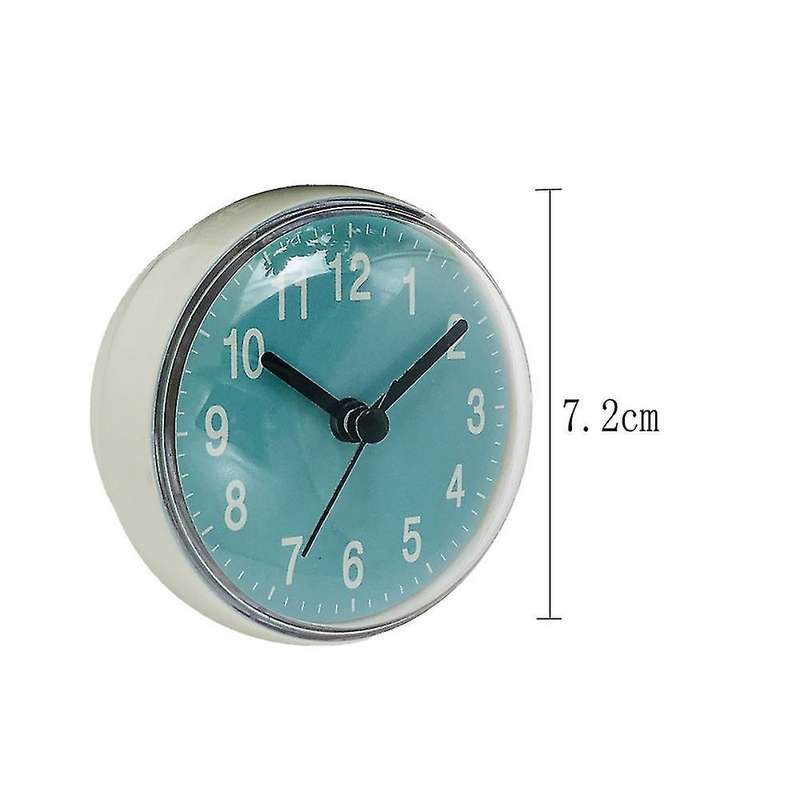 Waterproof Wall Clock - Great for Outdoors/Kitchen/Bathroom Blue