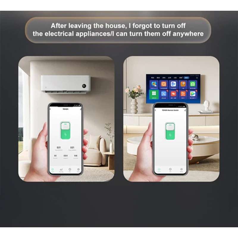 ZIGBEE Smart Circuit Breaker Type Timer - 63A with Power KWh Monitoring - Tuya Smart App - Geyser...