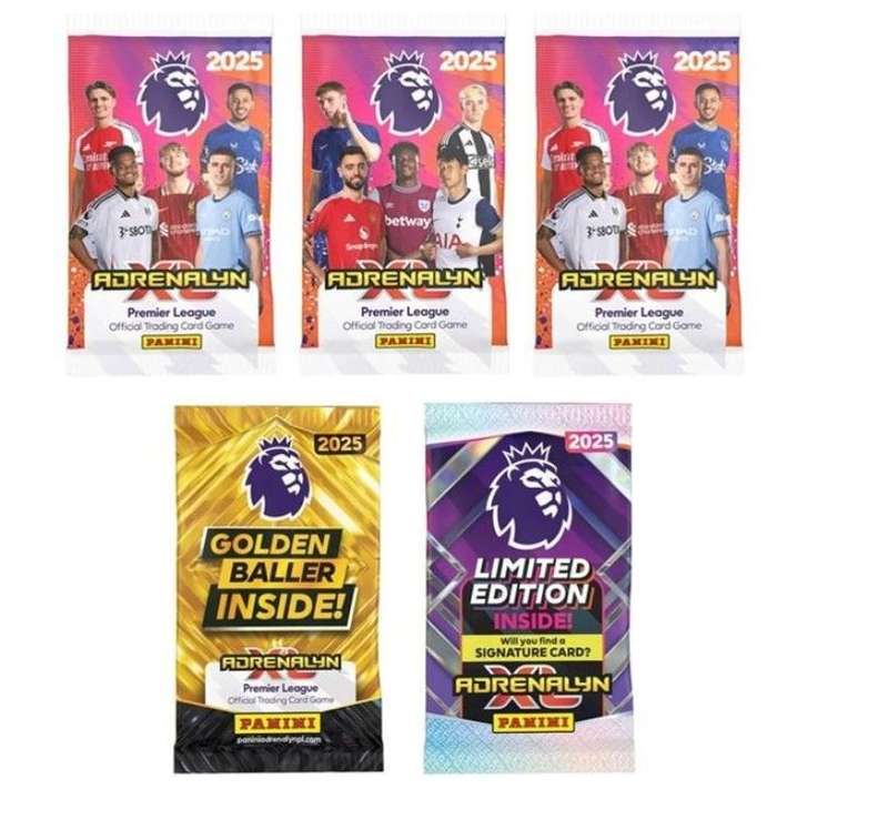 Panini 2025 Premier League Adrenalyn XL Trading Cards Starter Pack
