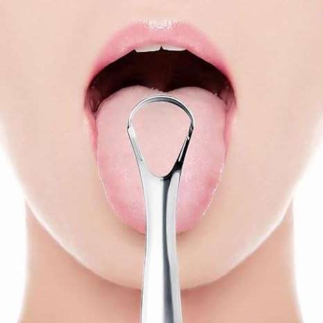 Surgical Grade Stainless Steel Tongue Cleaner