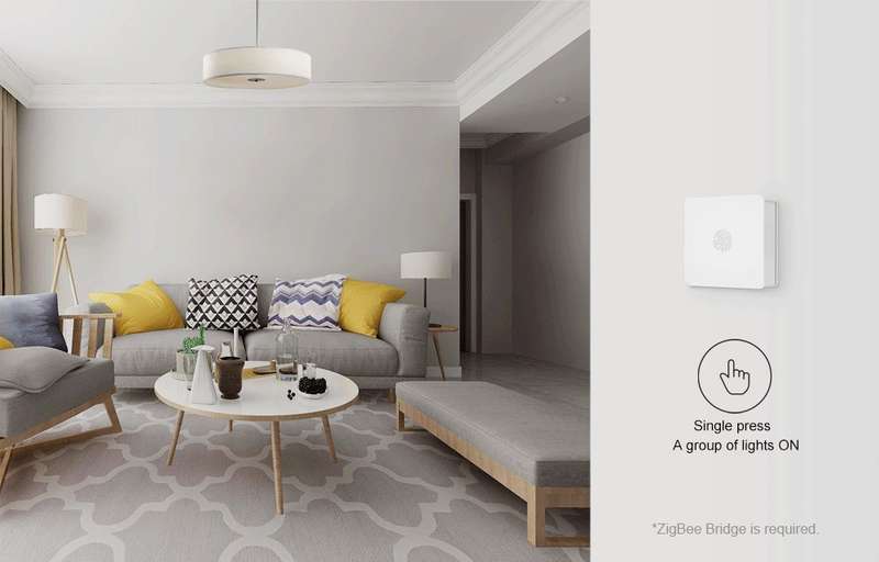 Sonoff SNZB-01 Zigbee Button - manually activate smart devices with one button