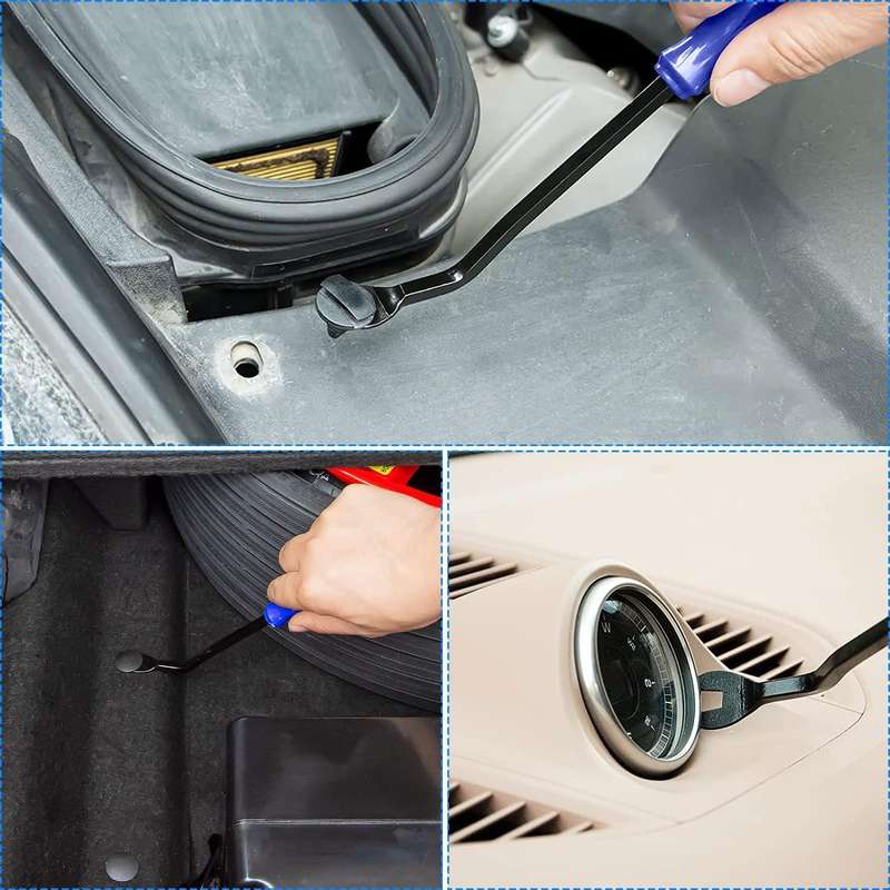 5-Piece Auto Trim Removal Tool Set - Car Panel- Dash- and Door Clip Removal Kit