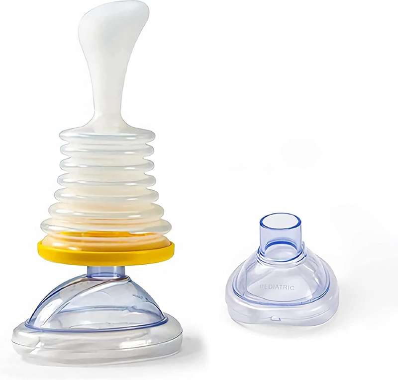 Portable Choking Rescue Device - First Aid Suction Tool with 2 Sizes for Kids and Adults