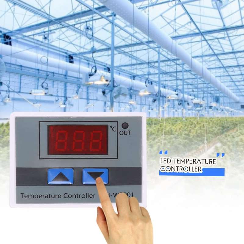 XH-W3001 - 220V Digital LED Temperature Controller- 10A Thermostat with Switch & Display for Incu...
