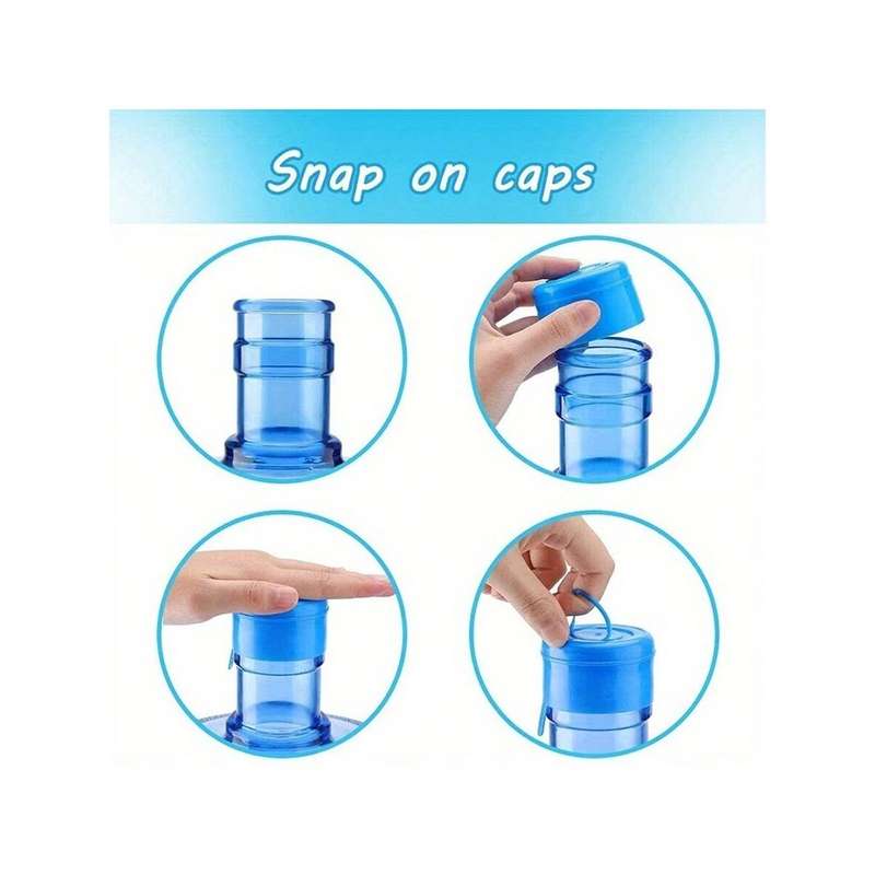Cap Lids for Water Cooler Dispenser Bottles - 18L / 18.9L / 20L - Pack of 50
