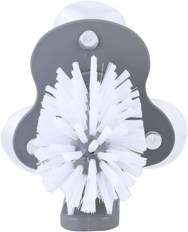 Double-Sided Bristle Brush - Glass- Cup- and Bottle Cleaner Tool for Home Use