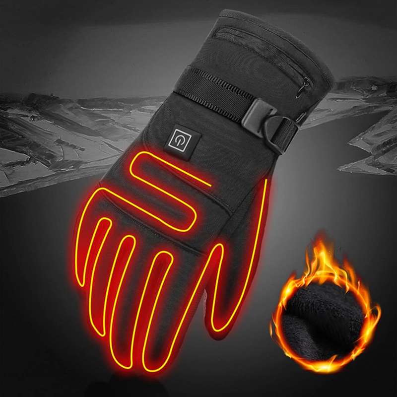 Unisex Rechargeable Heated Gloves - 3 Heat Settings  Electric Winter Gloves with Touchscreen C...