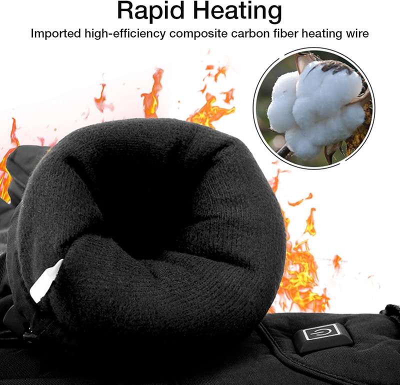Unisex Rechargeable Heated Gloves - 3 Heat Settings  Electric Winter Gloves with Touchscreen C...