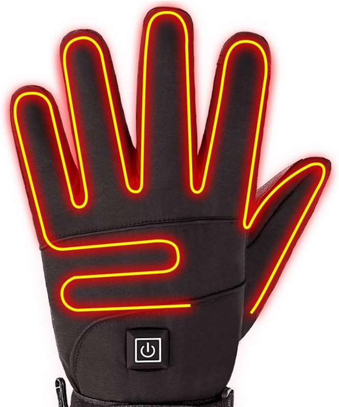 Unisex Rechargeable Heated Gloves - 3 Heat Settings  Electric Winter Gloves with Touchscreen C...