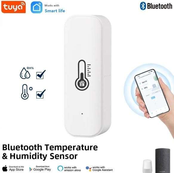 Tuya Bluetooth Temperature & Humidity Monitors Kit - Without Display