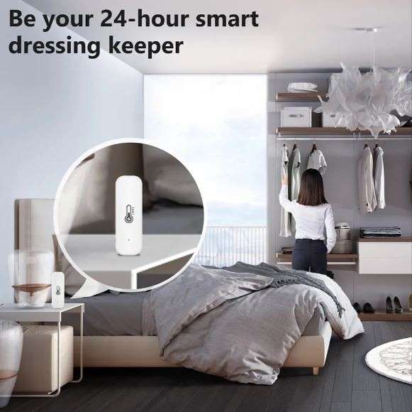 Tuya Bluetooth Temperature & Humidity Monitors Kit - Without Display