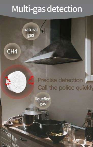 Tuya WIFI Gas Leakage Sensor