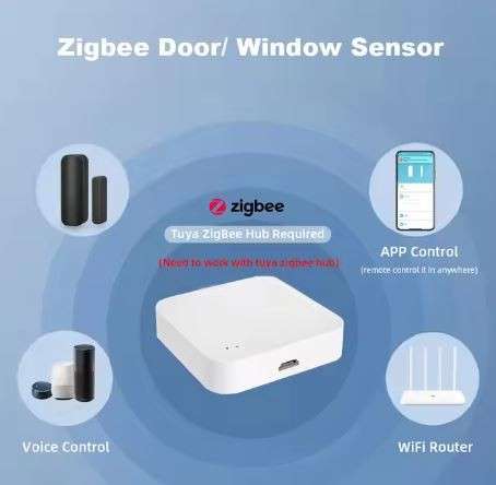 Tuya Zigbee Door Window Magnetic Sensor