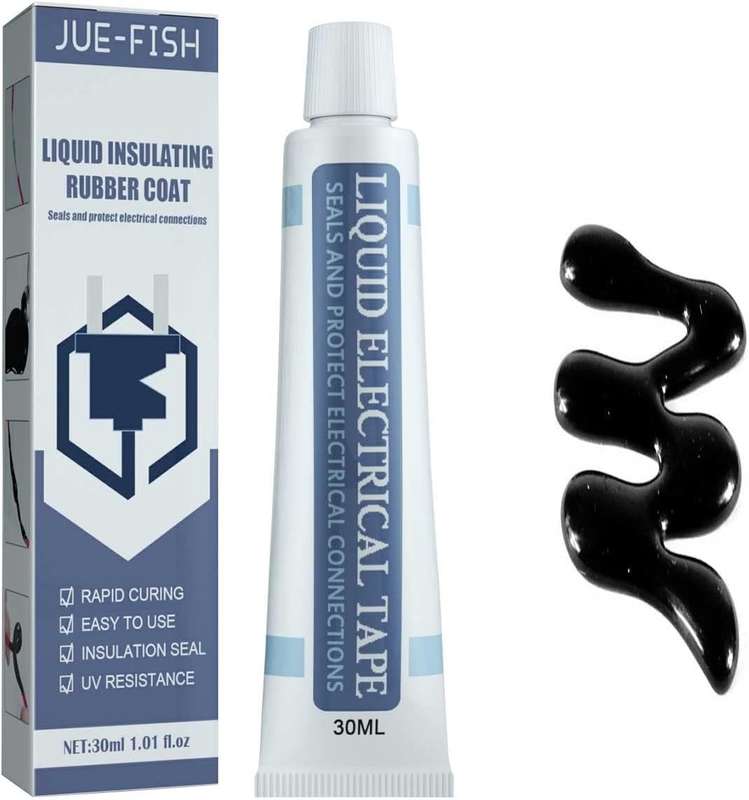 Liquid Insulation Tape - Waterproof Electrical Protection & Sealing Solution - 30ml White