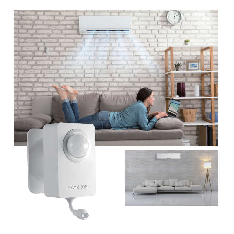 Smart Air Conditioner Motion Sensor Controller  Energy-Saving Wireless AC Aircon Auto Shutoff ...