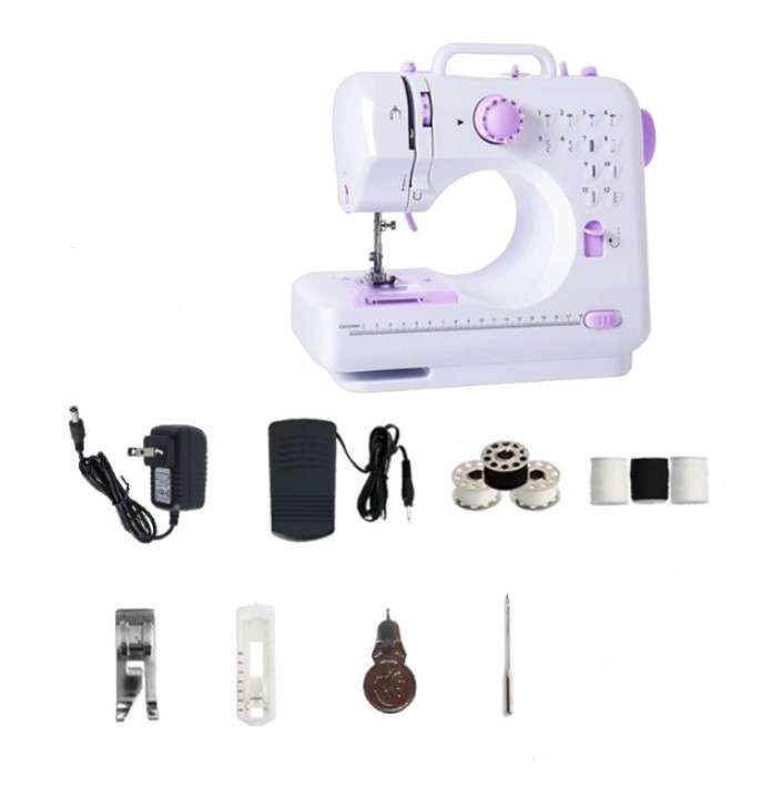Multi-Purpose Sewing Machine - 12 Built-in Stitch Patterns to Meet Various DIY Sewing Needs