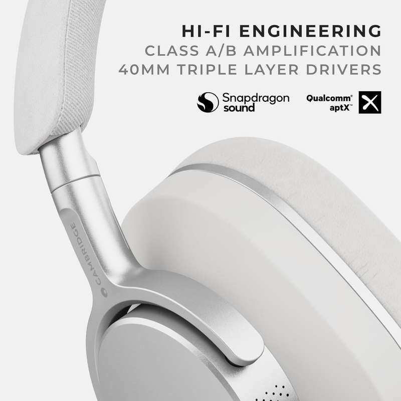 Cambridge Audio Melomania P100 Headphones  Bluetooth- Hi-Fi Sound- Active Noise Cancelling- 10...