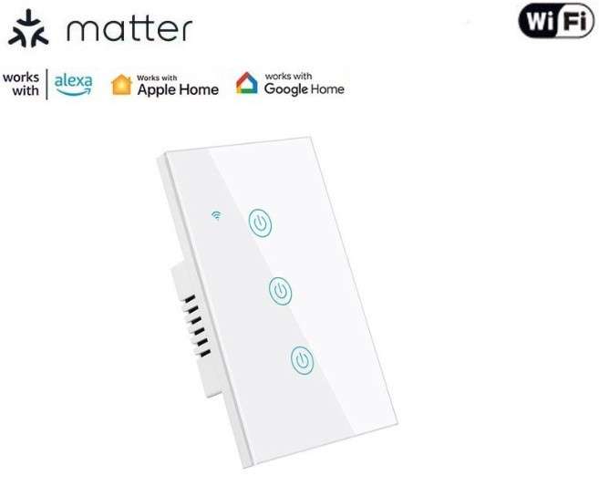 Apple Homekit Compatible Smart Switch - Wifi(No Neutral Required) 4 Gang