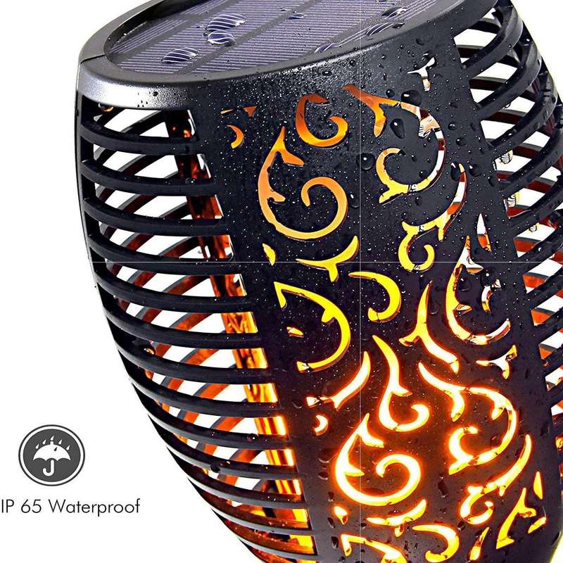 Garden Flame Light with 12 LEDs - Flickering Torch Effect for Outdoor Decor