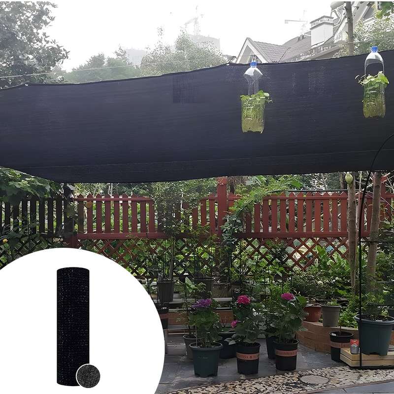 Black Shade Net (60% Sun Blockage) - Greenhouse Shade Solution / 2m (W) x 50m (L) roll