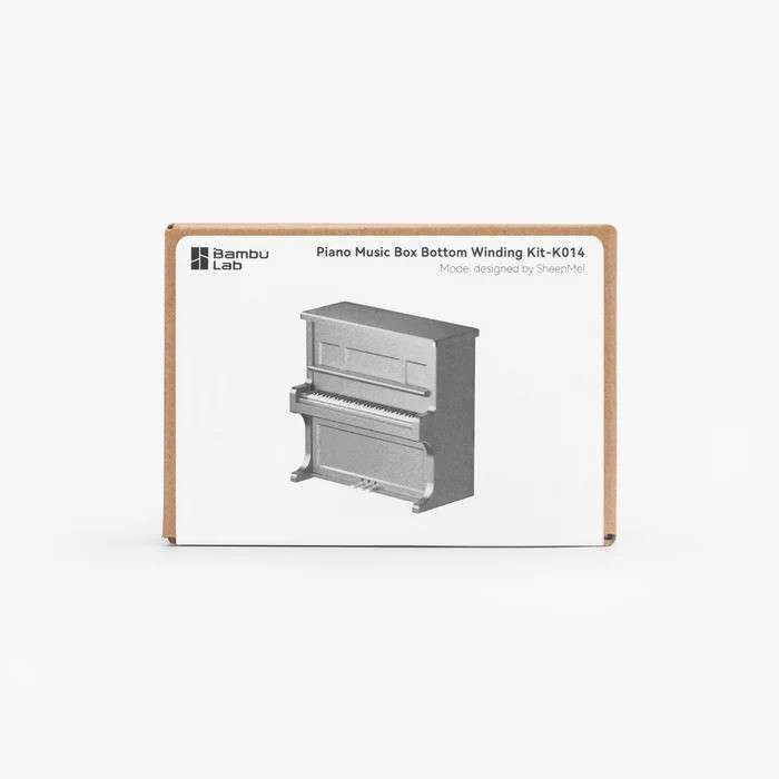 Piano Music Box Winding Kit (Bottom Winding)  Assemble Your Own Custom Music Box