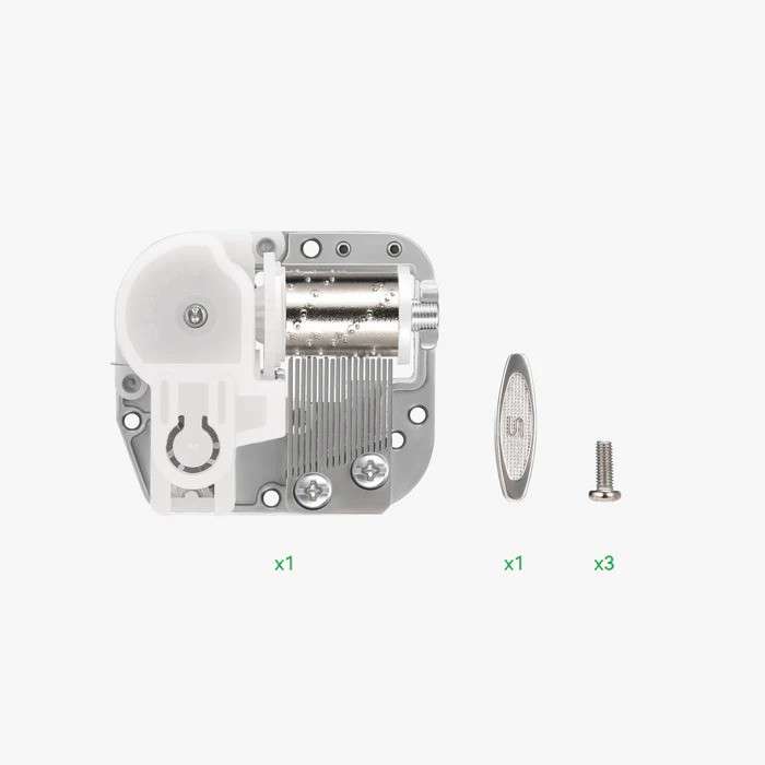 Piano Music Box Winding Kit (Bottom Winding)  Assemble Your Own Custom Music Box