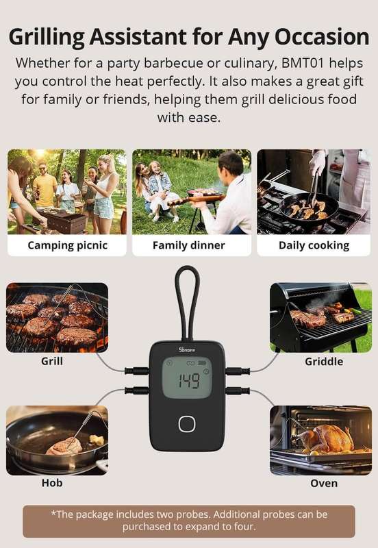 Sonoff BMT01 Meat Thermometer (Braai - Oven - Grill etc)