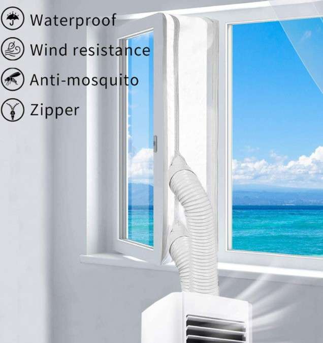4 Meter Window Seal for Portable Air Conditioners  Efficient Cooling & Easy Installation for A...