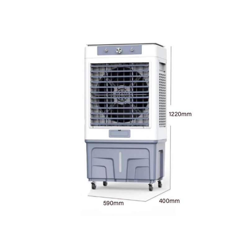 Industrial 400W Air Cooler with 80L Water Tank- Remote & Mechanical Control