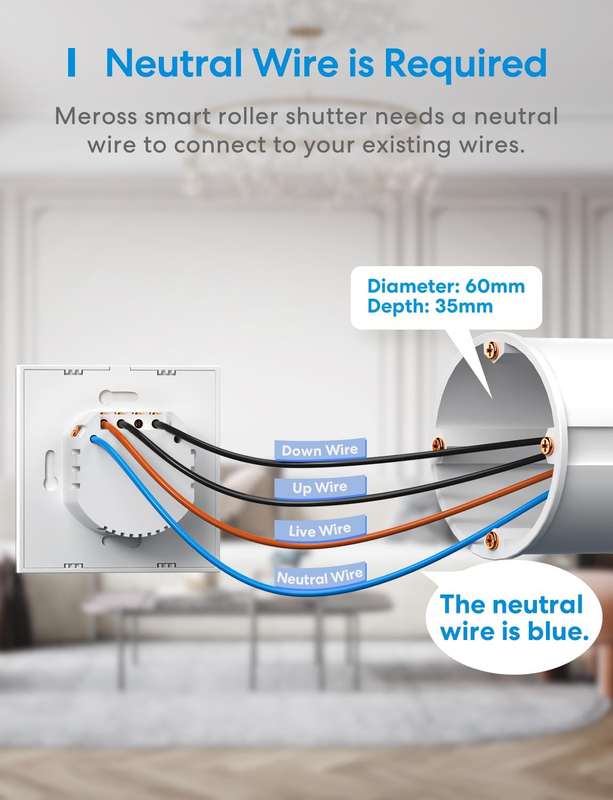 Meross Smart Roller Shutter Timer (MRS100HK)