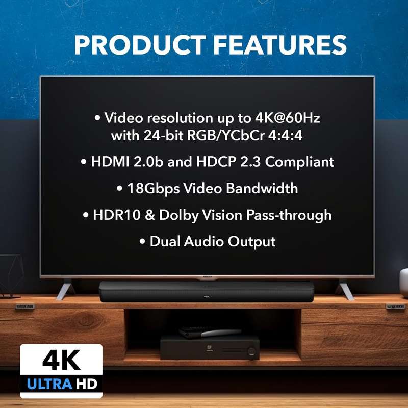 OREI eARC 4K 60Hz Audio Extractor (HDA-929)