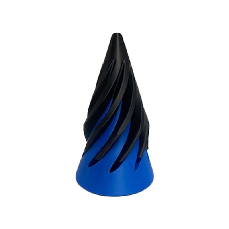 3D Printed Impossible Spiral Cone Fidget Toy Red