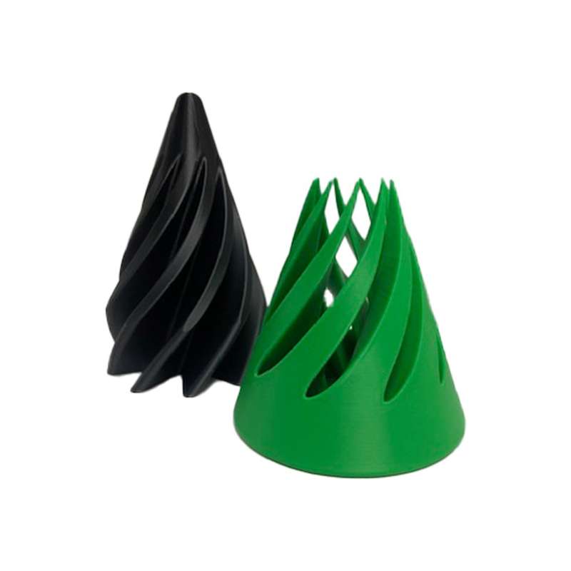 3D Printed Impossible Spiral Cone Fidget Toy Red