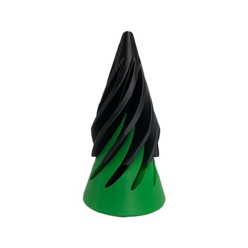 3D Printed Impossible Spiral Cone Fidget Toy Red