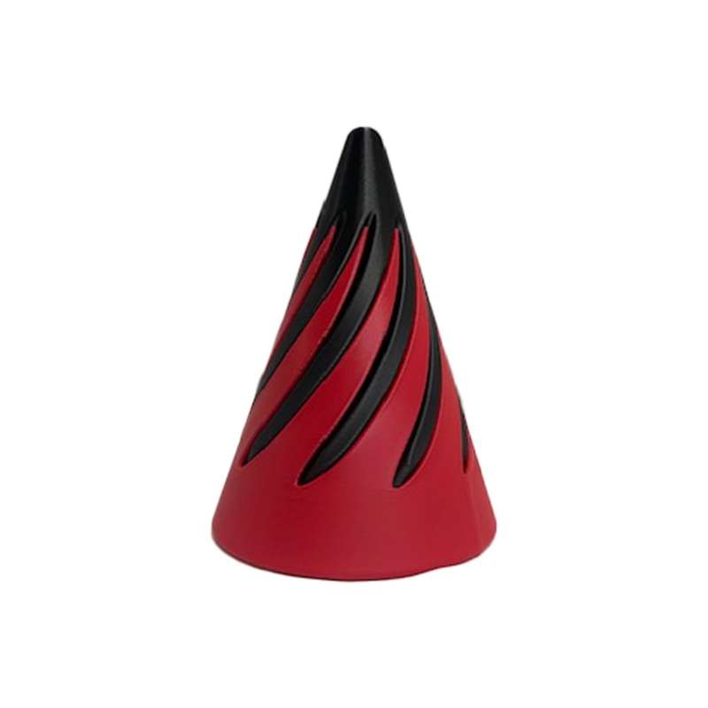 3D Printed Impossible Spiral Cone Fidget Toy Red