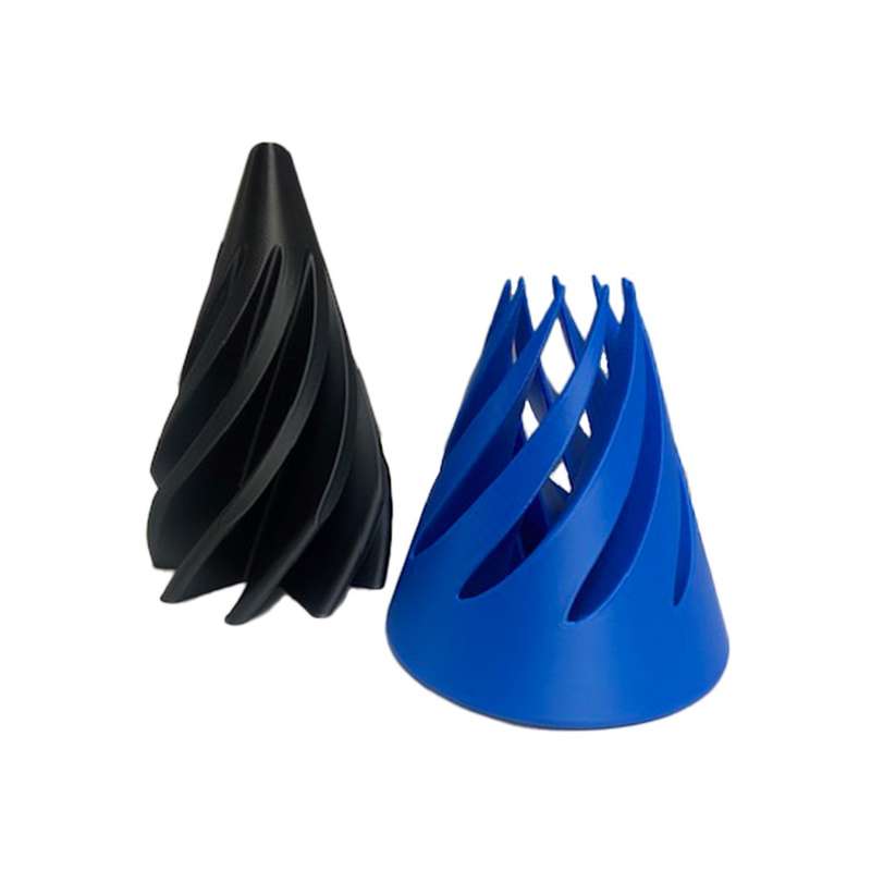 3D Printed Impossible Spiral Cone Fidget Toy Red