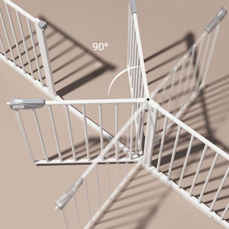 Adjustable Metal Baby and Pet Gate with Pressure Mount 77cm to 82cm