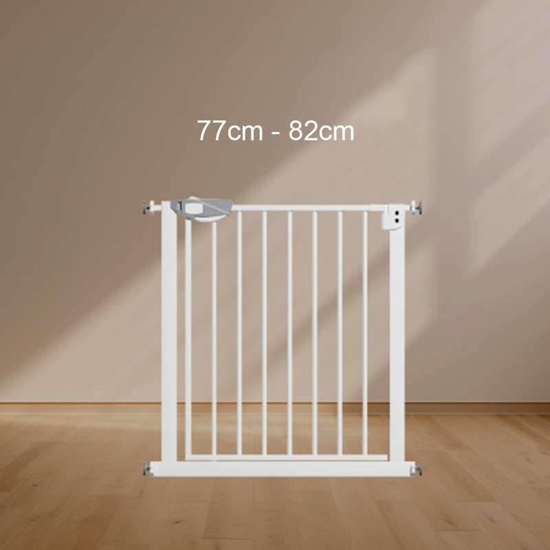 Adjustable Metal Baby and Pet Gate with Pressure Mount 77cm to 82cm